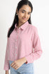 Red Striped Cropped Top